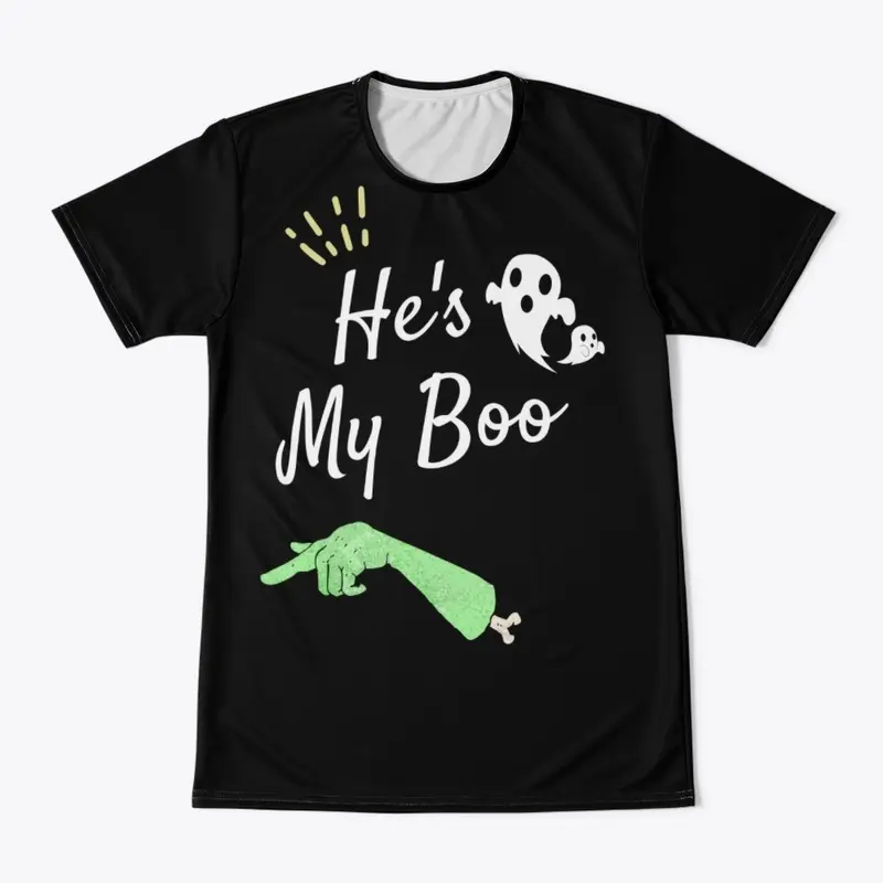 He's My Boo Couple T-shirt