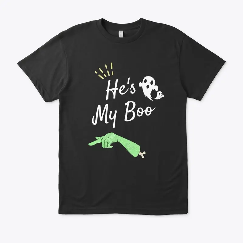 He's My Boo Couple T-shirt