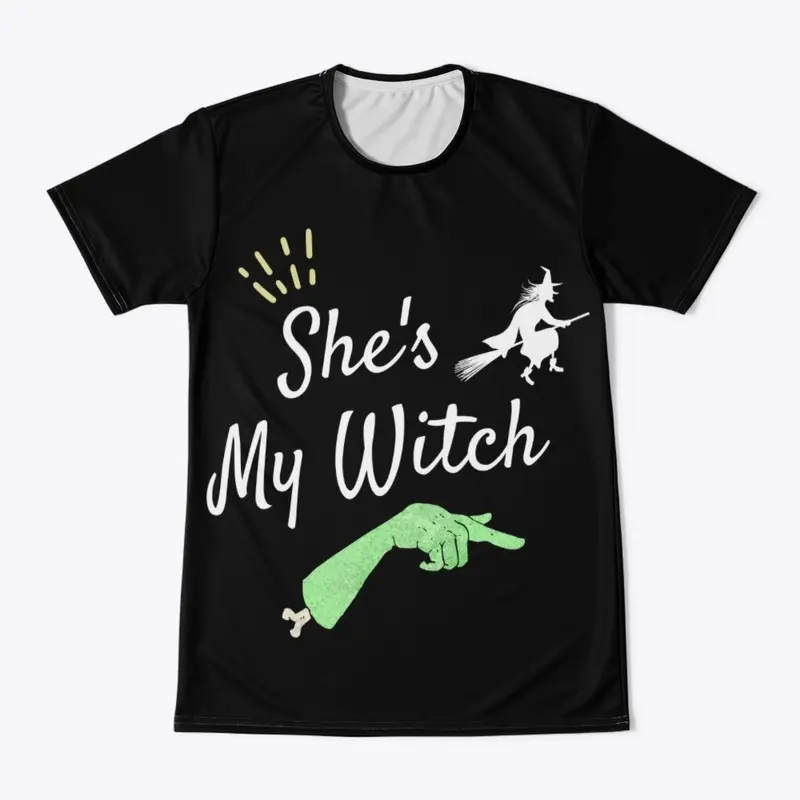 She's My Witch Couple's T-shirt