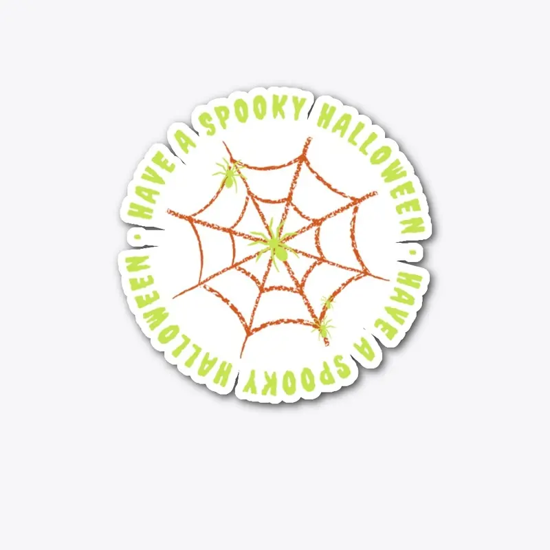 Have A Spooky Halloween Sticker